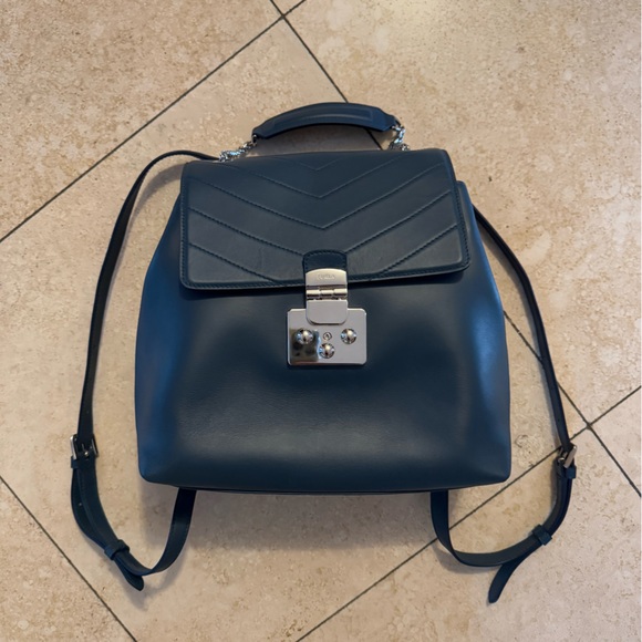 Furla fortuna blue backpack - Picture 1 of 3
